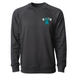 Mens 2X-Large CHARCOAL_HEATHER CrewNeck