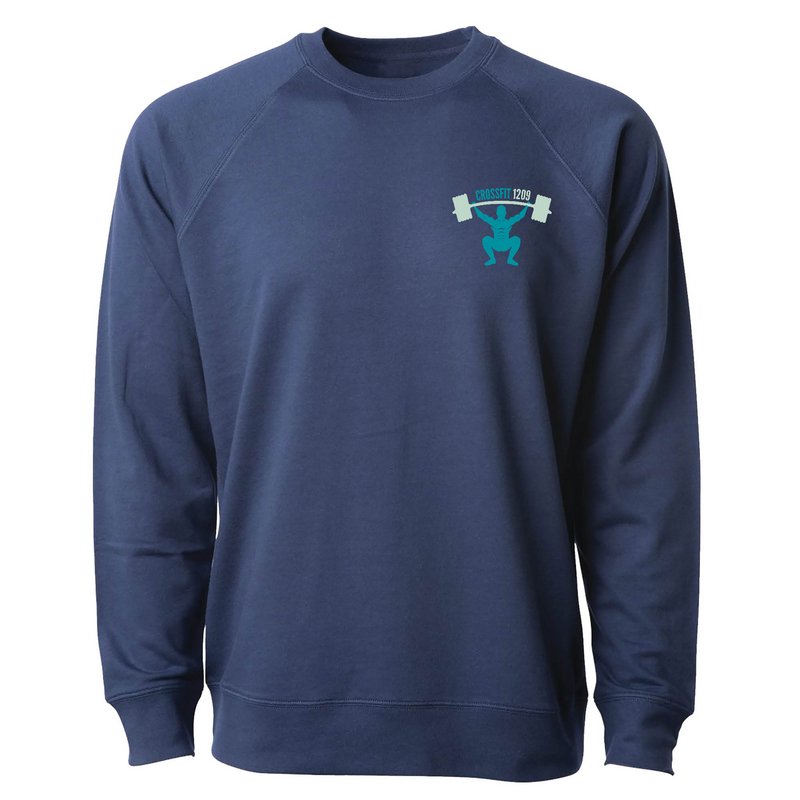 Mens 2X-Large INDIGO CrewNeck