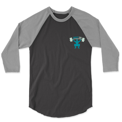 Mens 2X-Large VINTAGE_SMOKE_GRAPHITE_HEATHER 3/4 Sleeve