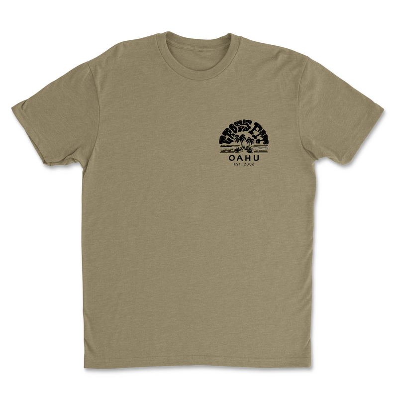 CrossFit Oahu Vintage Island (Black) - Mens - T-Shirt