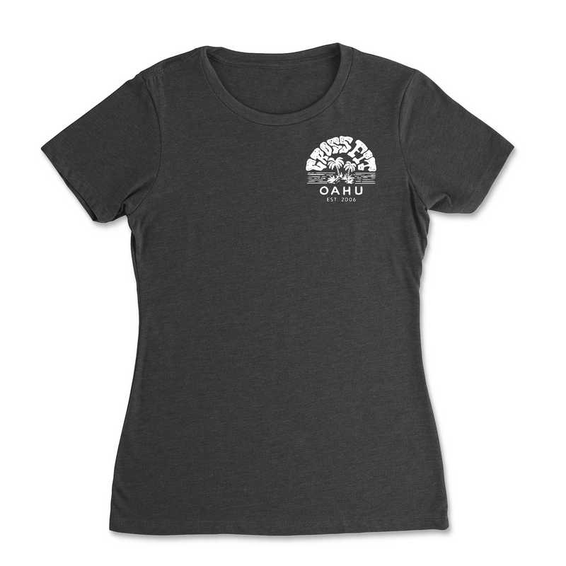 CrossFit Oahu Vintage Island (Rasta) - Womens - T-Shirt