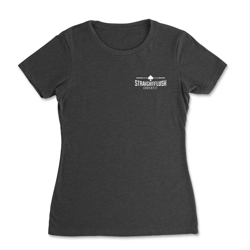 Straight Flush CrossFit Vintage Spade Barbell - Womens - T-Shirt