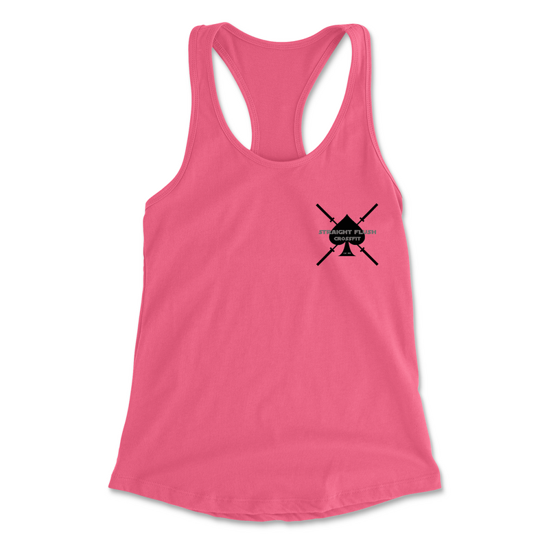 Straight Flush CrossFit Vintage Crossed Barbells - Womens - Tank Top