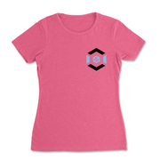 Womens 2X-Large HOT_PINK T-Shirt