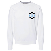 Mens 2X-Large WHITE CrewNeck
