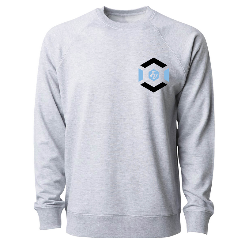Mens 2X-Large ATHLETIC_HEATHER CrewNeck
