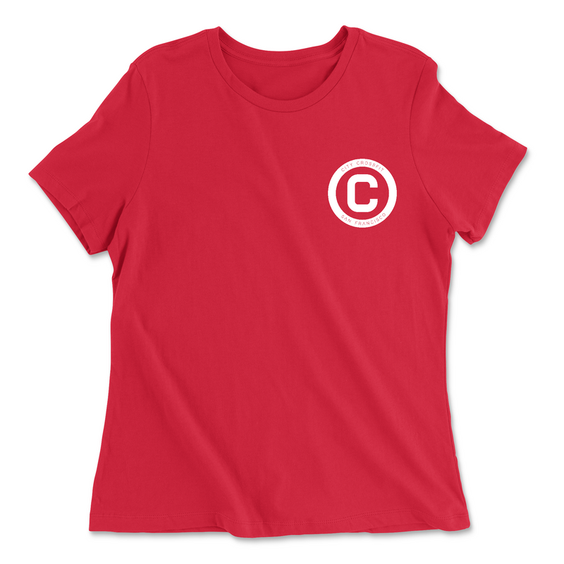 The City CrossFit The Yard - Womens - Relaxed Jersey T-Shirt