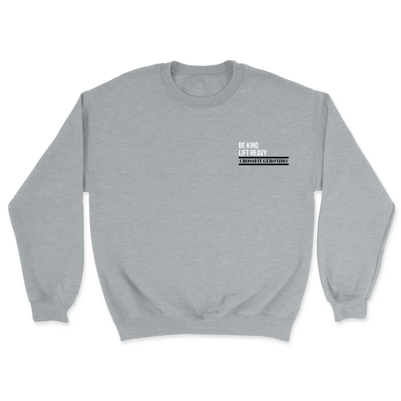 CrossFit Geronimo BE KIND LIFT HEAVY (Pocket) Mens - Midweight Sweatshirt