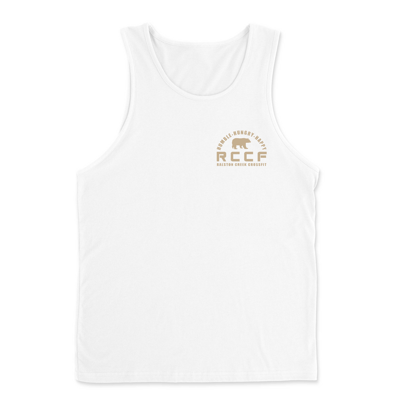 Mens 2X-Large WHITE Tank Top