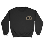 Mens 2X-Large BLACK Midweight Sweatshirt