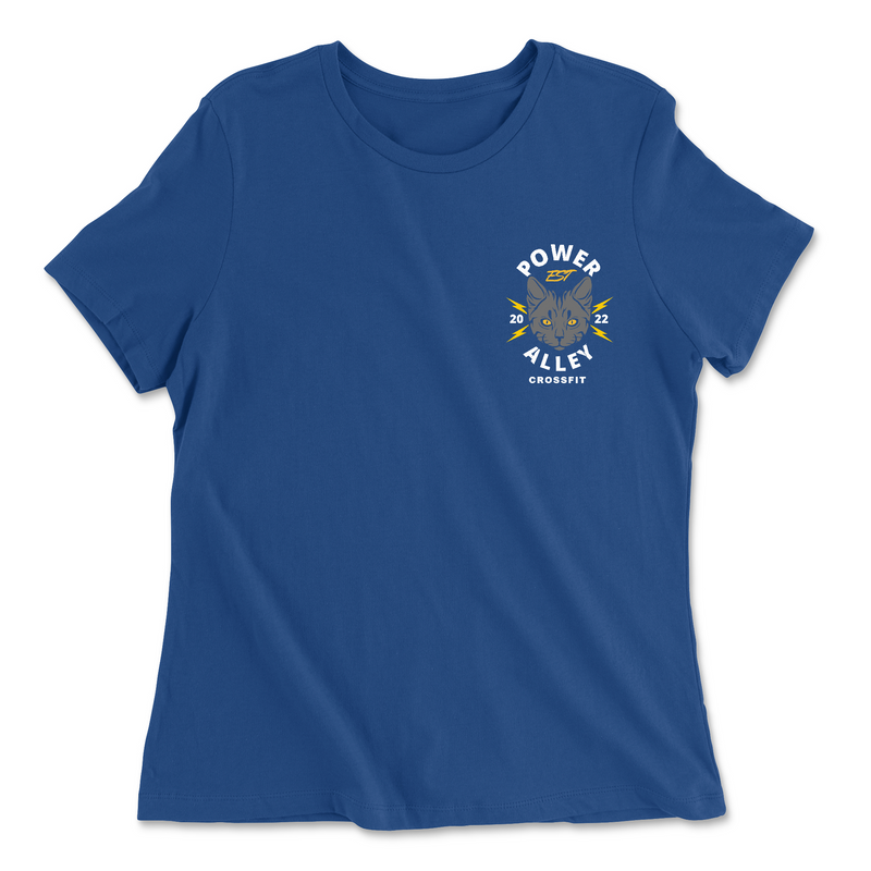 Power Alley CrossFit Power Alley Cat Pocket - Womens - Relaxed Jersey T-Shirt
