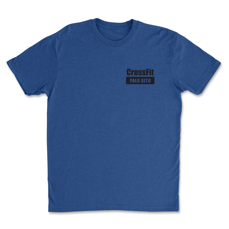 CrossFit Palo Alto Low Squats Mens - T-Shirt