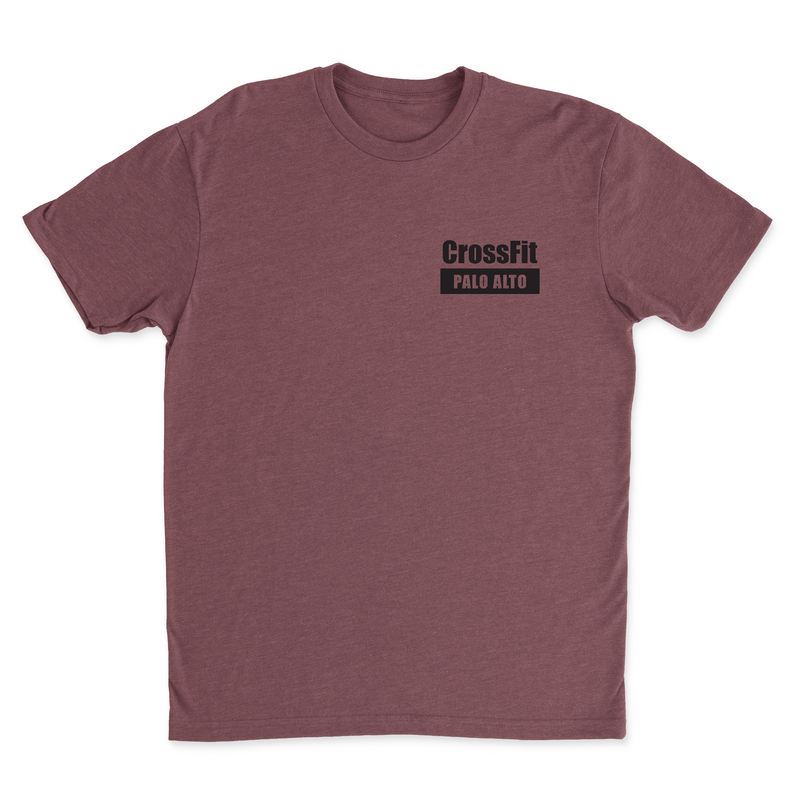 CrossFit Palo Alto Low Squats Mens - T-Shirt