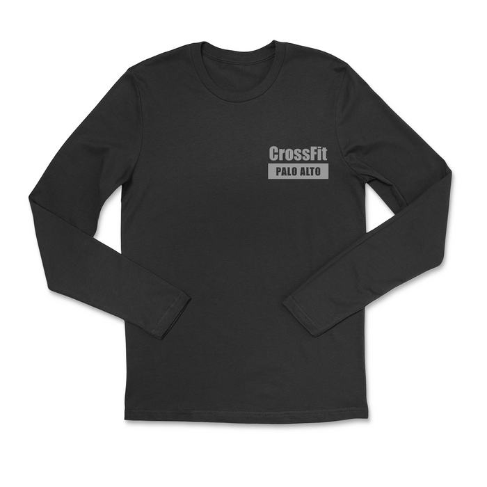 CrossFit Palo Alto Low Squats (Gray) Mens - Long Sleeve