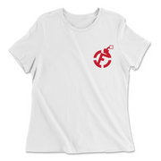 Womens 2X-Large WHITE Relaxed Jersey T-Shirt