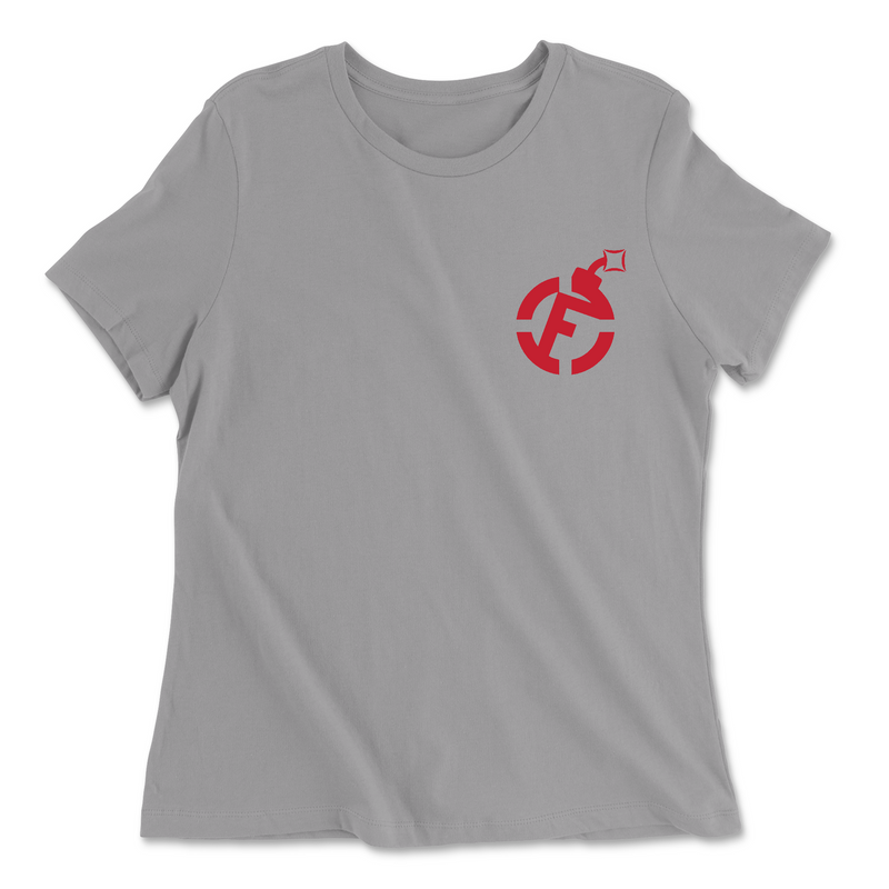 Womens 2X-Large SOLID_ATHETIC_GREY Relaxed Jersey T-Shirt