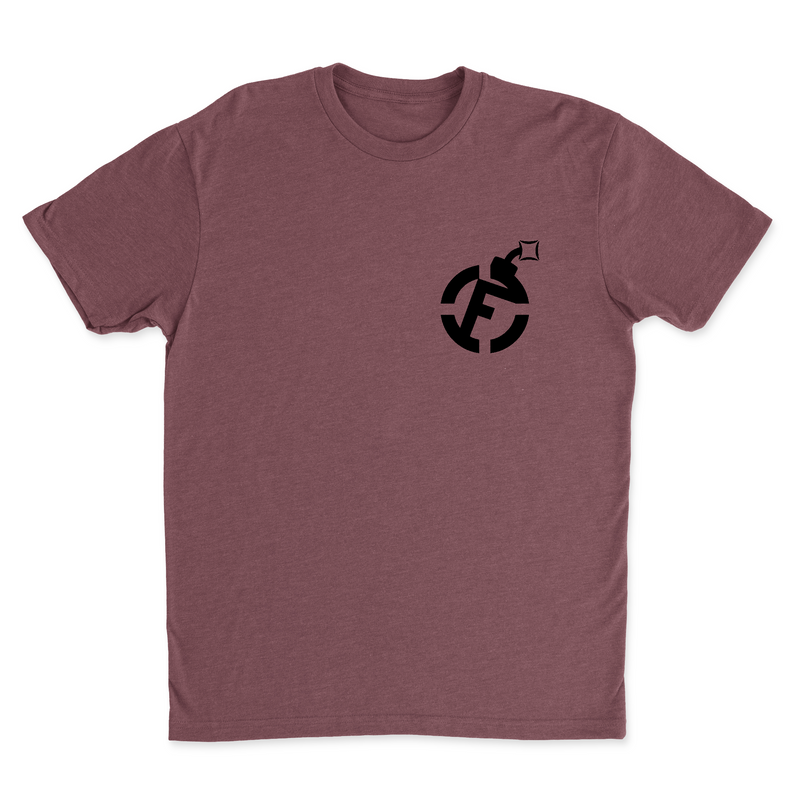 Mens 2X-Large HEATHER_MAROON T-Shirt