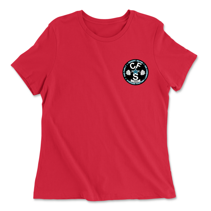 CrossFit Solano Pocket Womens - Relaxed Jersey T-Shirt