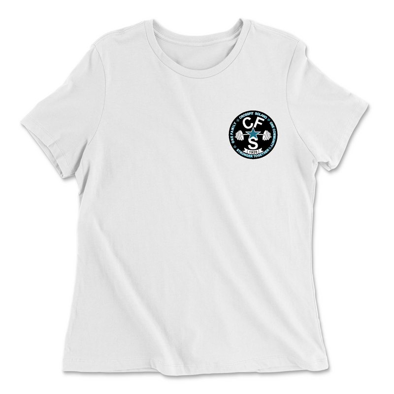CrossFit Solano Pocket Womens - Relaxed Jersey T-Shirt