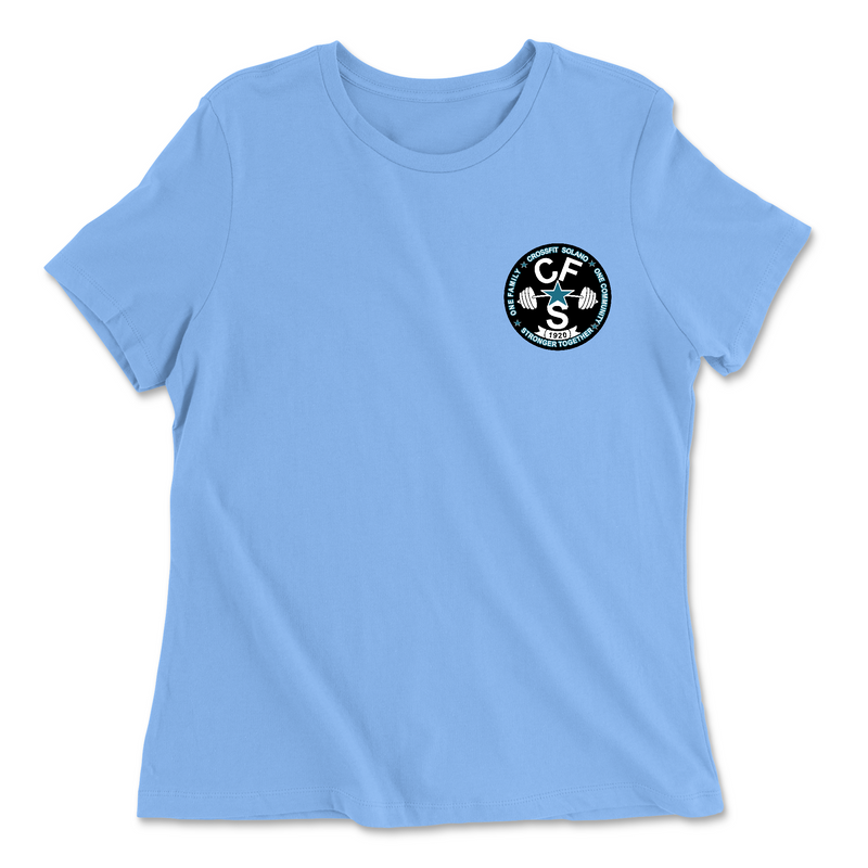 CrossFit Solano Pocket Womens - Relaxed Jersey T-Shirt