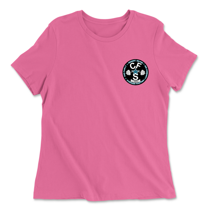 CrossFit Solano Pocket Womens - Relaxed Jersey T-Shirt