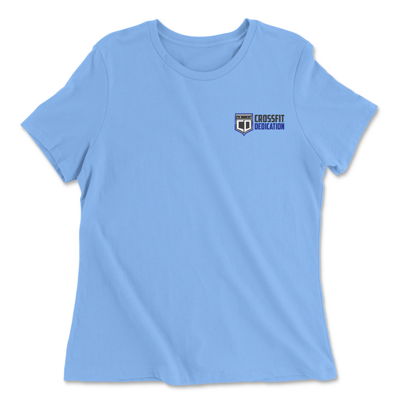 Womens 2X-Large CAROLINA_BLUE Relaxed Jersey T-Shirt