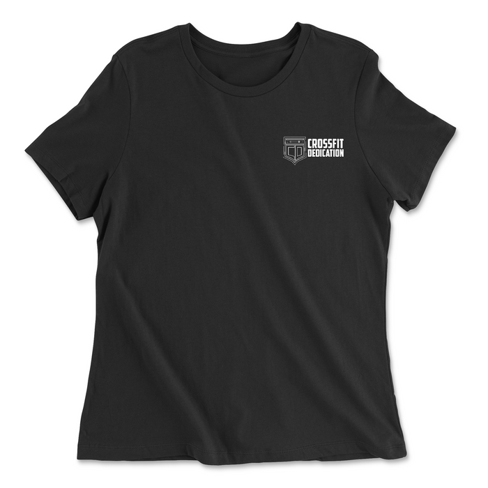 Womens 2X-Large BLACK Relaxed Jersey T-Shirt
