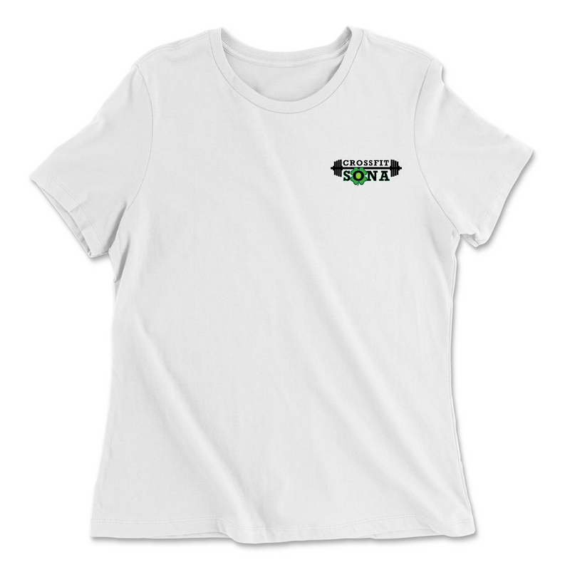 Womens 2X-Large WHITE Relaxed Jersey T-Shirt