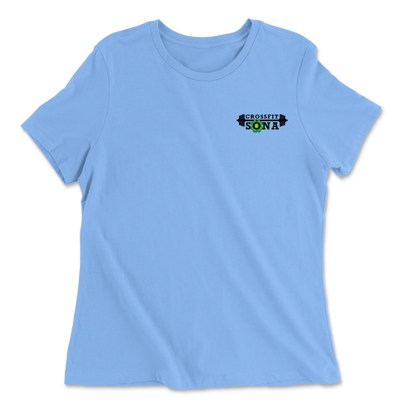 Womens 2X-Large CAROLINA_BLUE Relaxed Jersey T-Shirt