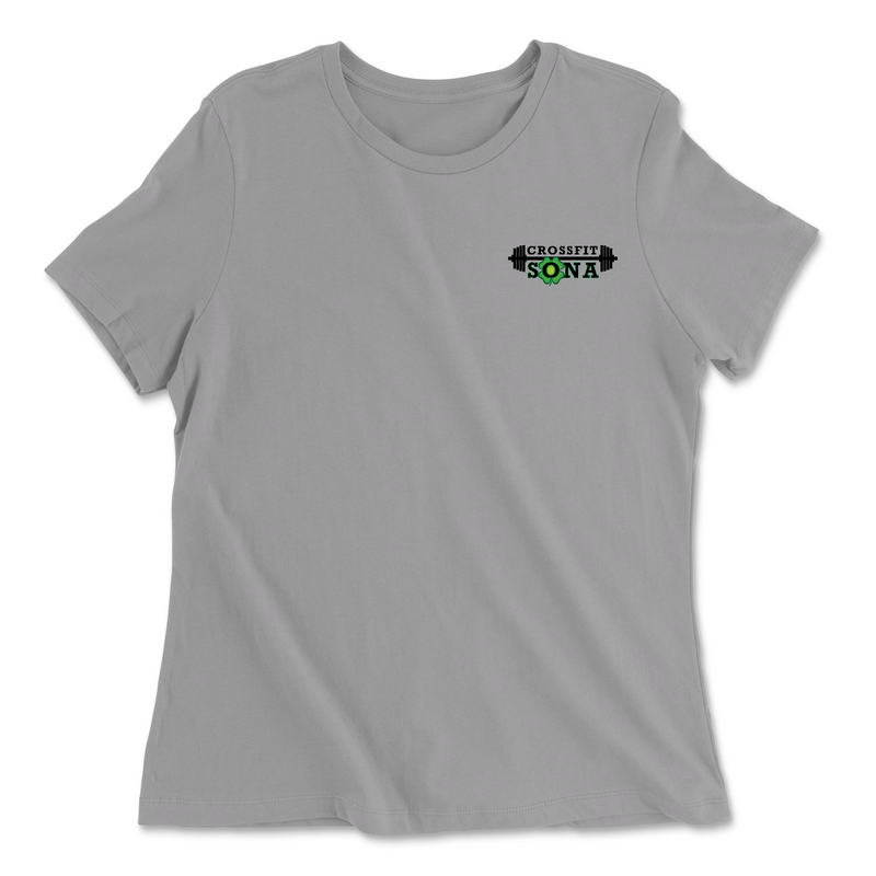 Womens 2X-Large SOLID_ATHETIC_GREY Relaxed Jersey T-Shirt