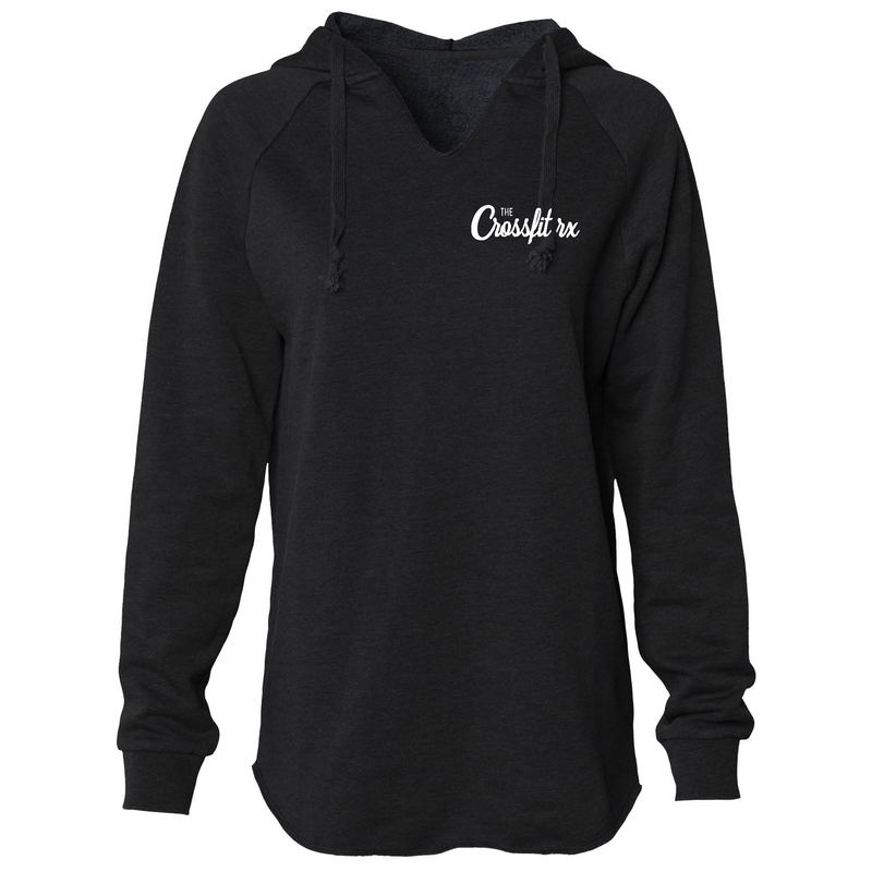 CrossFit RX Cursive (White) Womens - Hoodie