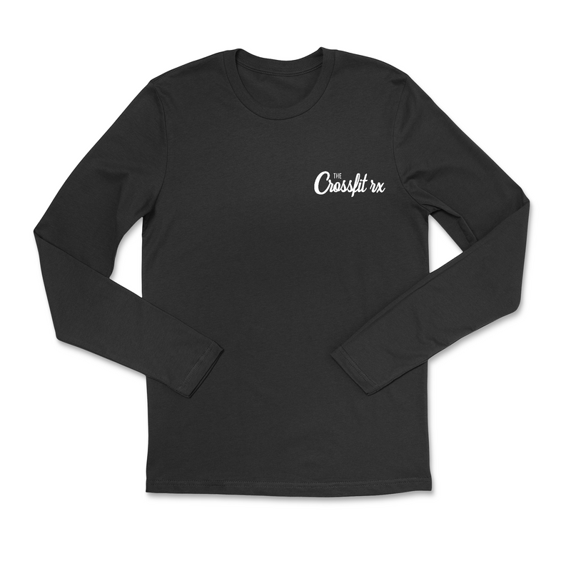 CrossFit RX Cursive (White) Mens - Long Sleeve