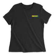 Womens 2X-Large BLACK Relaxed Jersey T-Shirt
