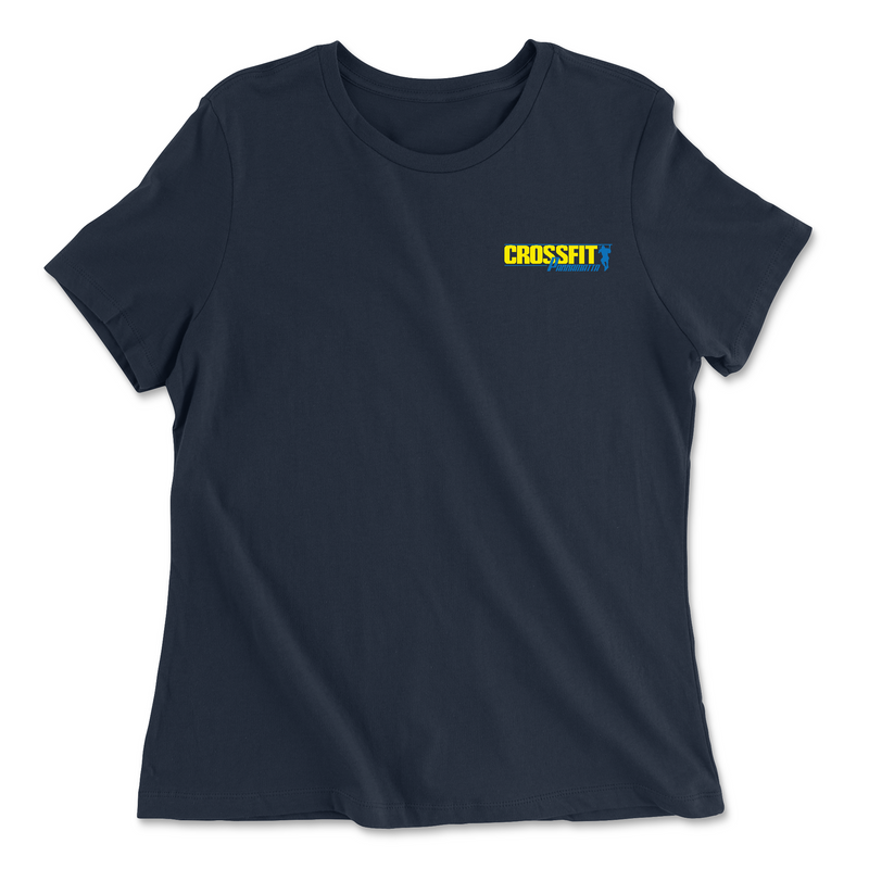 Womens 2X-Large NAVY Relaxed Jersey T-Shirt