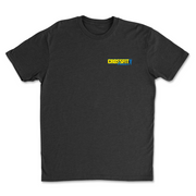 Mens 2X-Large BLACK T-Shirt