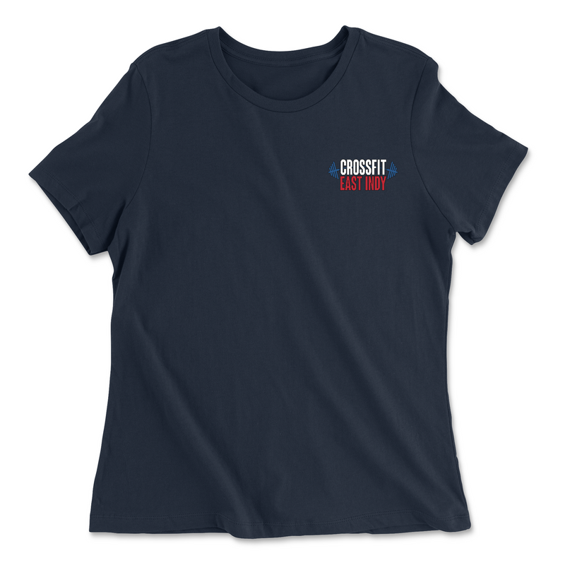 Womens 2X-Large NAVY Relaxed Jersey T-Shirt