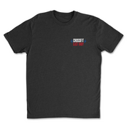 Mens 2X-Large BLACK T-Shirt