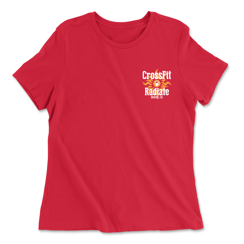 CrossFit Radiate Pocket (White) Womens - Relaxed Jersey T-Shirt