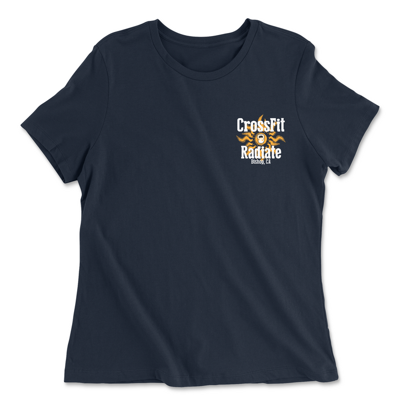 CrossFit Radiate Pocket (White) Womens - Relaxed Jersey T-Shirt