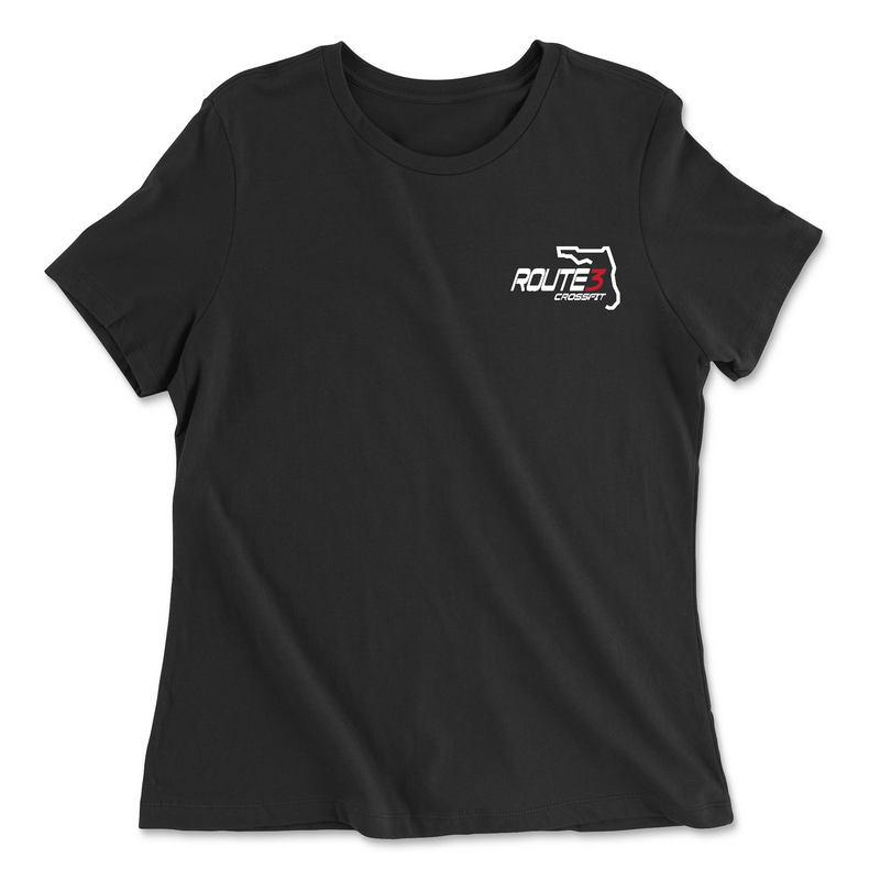 Womens 2X-Large BLACK Relaxed Jersey T-Shirt