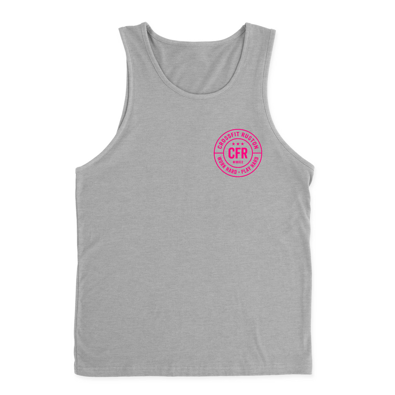 CrossFit Ruston Work Hard (Pink) Mens - Tank Top