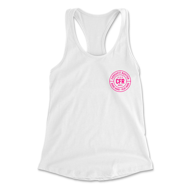 CrossFit Ruston Work Hard (Pink) Womens - Tank Top