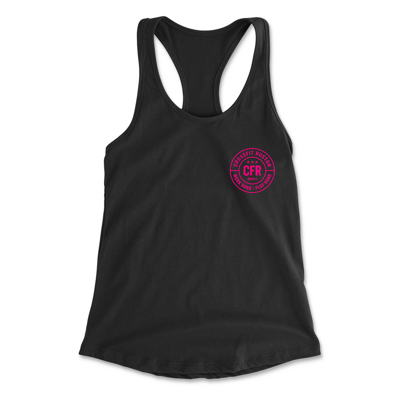 CrossFit Ruston Work Hard (Pink) Womens - Tank Top