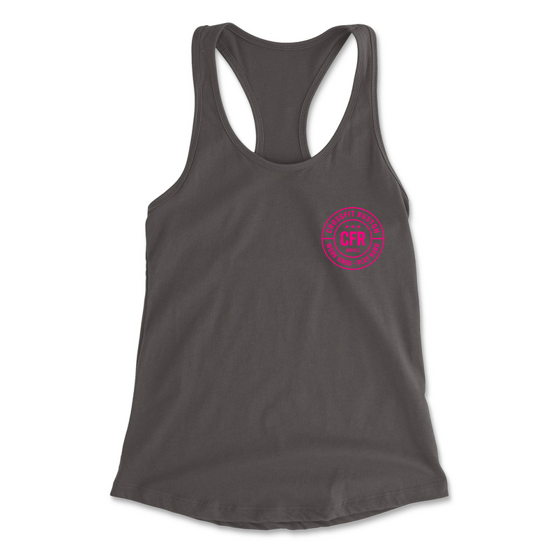CrossFit Ruston Work Hard (Pink) Womens - Tank Top