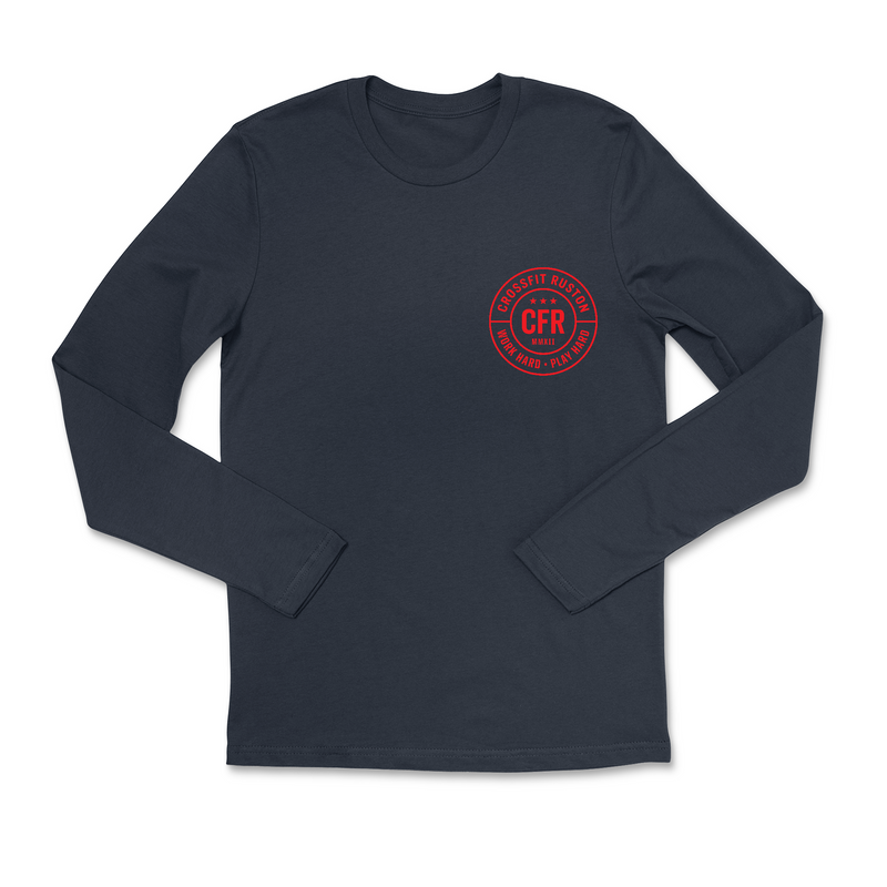 CrossFit Ruston Work Hard (Red) Mens - Long Sleeve