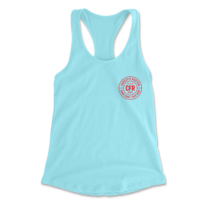 CrossFit Ruston Work Hard (Red) Womens - Tank Top