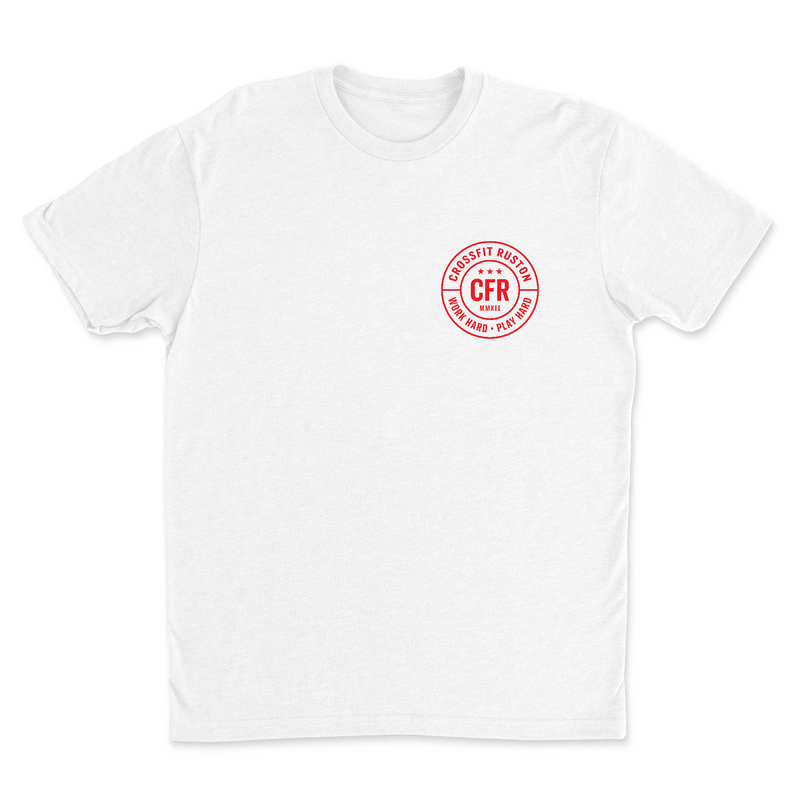CrossFit Ruston Work Hard (Red) Mens - T-Shirt