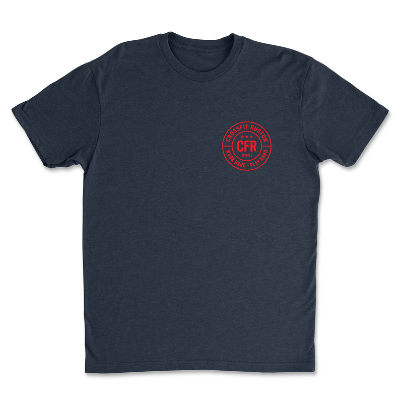 CrossFit Ruston Work Hard (Red) Mens - T-Shirt