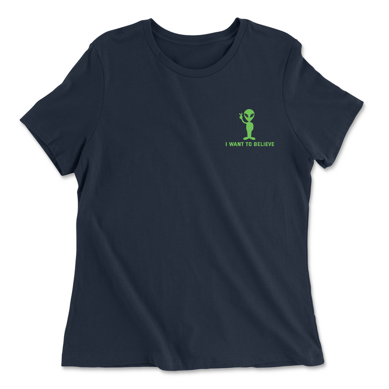 CrossFit Optimistic Area 51 WOD Womens - Relaxed Jersey T-Shirt
