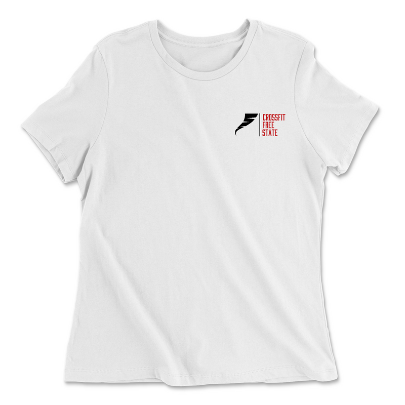 Womens 2X-Large WHITE Relaxed Jersey T-Shirt